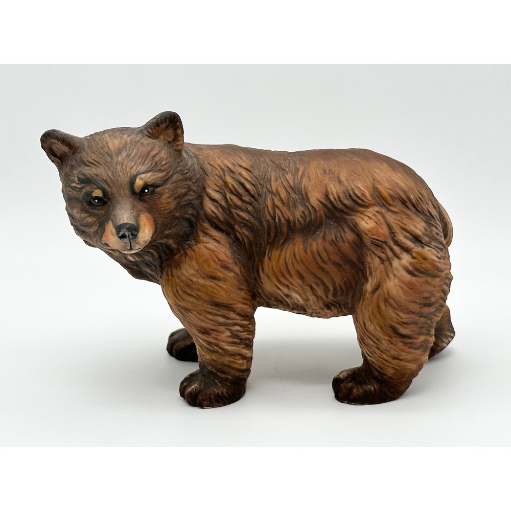 Vintage Gift World of Gorham Brown Bear Figurine Porcelain Wildlife Animal Decor